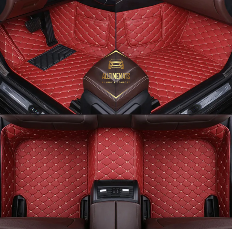 Wine Red Luxury Car Mats Set – Maxx Car Mats