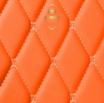 Luxurious Orange Floor Mats/Car Mats- Custom Made – All Time Mats