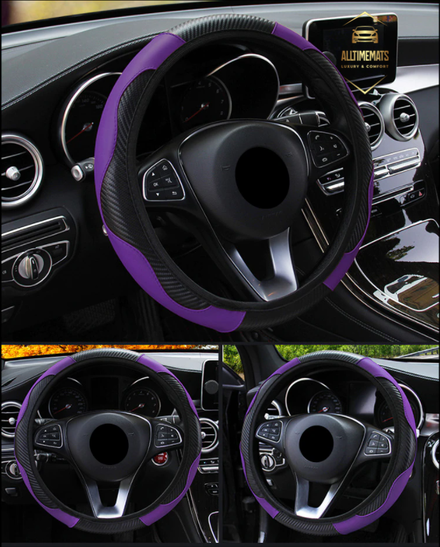 Carbon Violet Steering Cover – All Time Mats